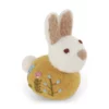 Gry & Sif Osterhase „Sitting Bunny / Flower Embroidery / Ocher“