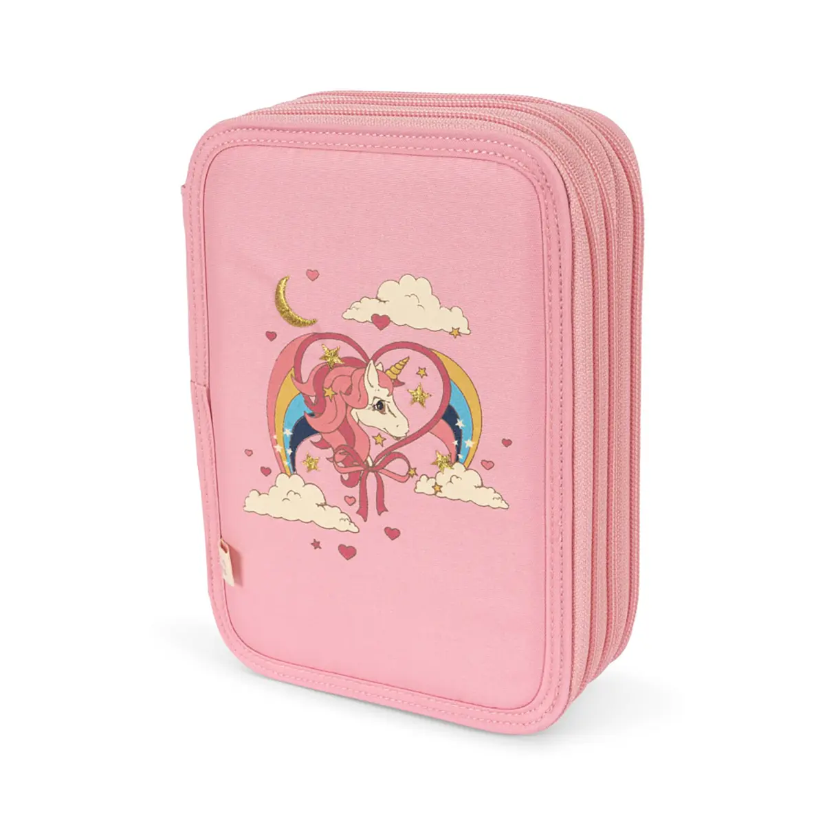 Konges Sløjd Federmappe Clover „Einhorn / Peony“, Gr. Maxi