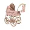 Konges Sløjd Minnie Puppenwagen Lulu „Low Kitty Pink“, niedrige Version