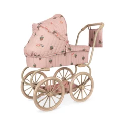 Konges Sløjd Minnie Puppenwagen Lulu „Low Kitty Pink“, niedrige Version