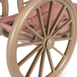 Konges Sløjd Minnie Puppenwagen Lulu „Low Kitty Pink“, niedrige Version