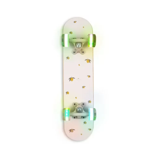 Konges Sløjd Skateboard „Lemon“ mit Leuchträdern
