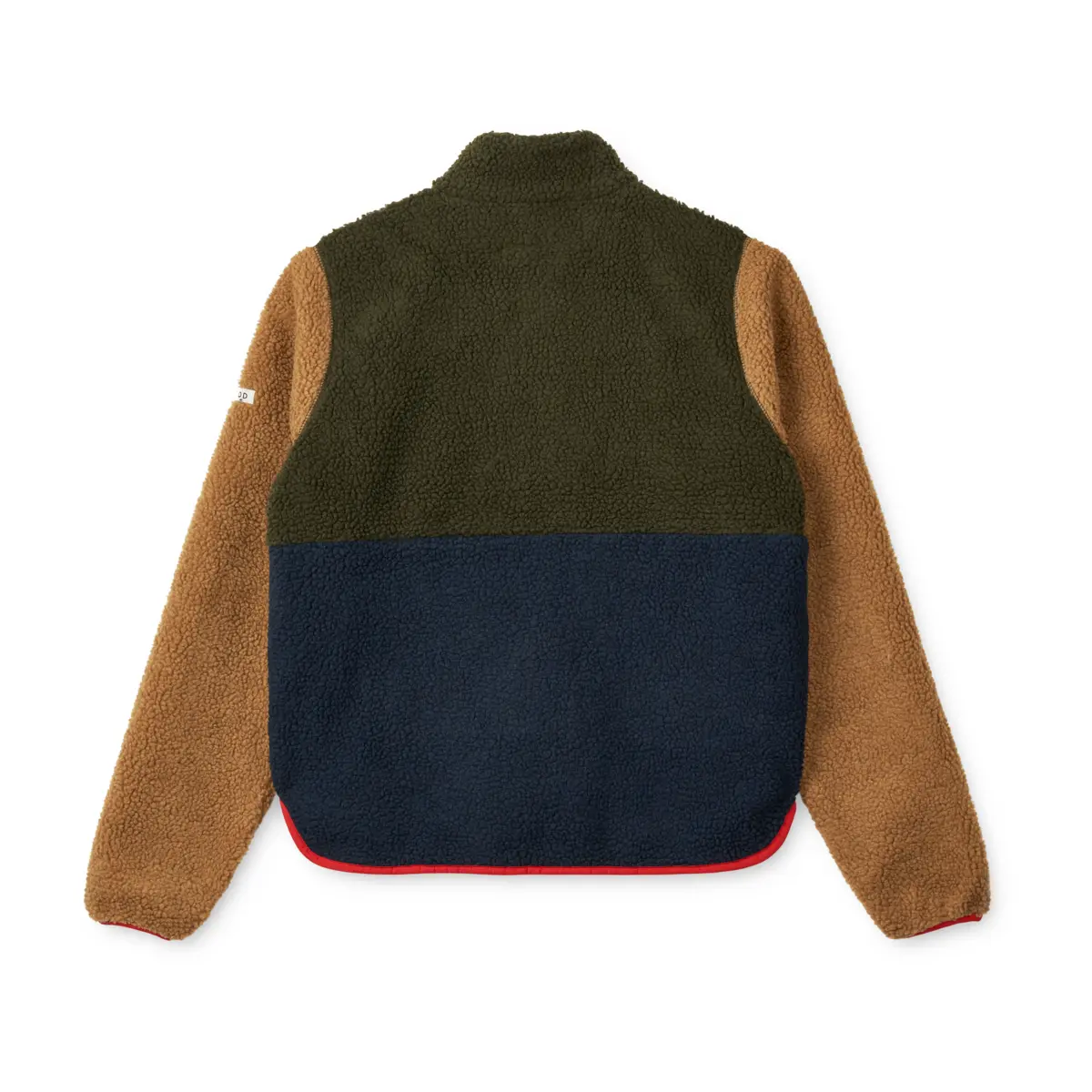 Liewood Sherpa Erwachsenen Jacke Nelson „Army brown / Multi mix“
