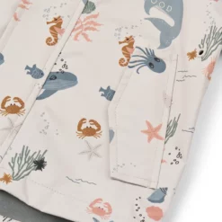 Liewood Softshell Regenbekleidungs-Set Manu „Sea creature / Sandy“