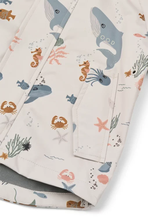 Liewood Softshell Regenbekleidungs-Set Manu „Sea creature / Sandy“