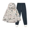 Liewood Softshell Regenbekleidungs-Set Pedia „Sea creature / Sandy“