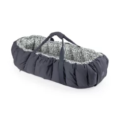 Sebra 3-in-1 Baby Nestchen „Blue olive“, Bio-Kapokfüllung, L72cm