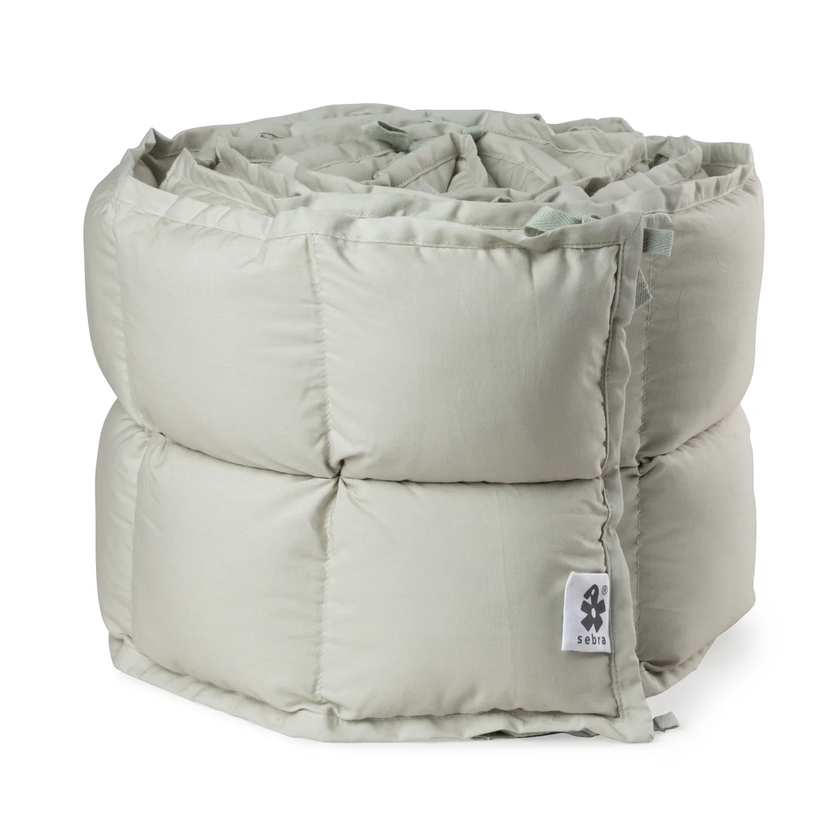 Sebra Bettnestchen „mist green“, Bio-Kapokfüllung, L360cm
