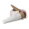 Sebra Bettschlange Sleepy Croc „Powder rose mix“, gestrickt, 190cm