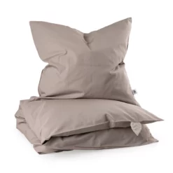 Sebra Junior-Bettwäsche „Jetty beige“, Perkal, 135x100cm / 60x40cm, dt. Größe