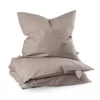 Sebra Junior-Bettwäsche „Jetty beige“, Perkal, 140x100cm / 45x40cm