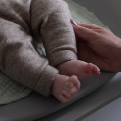 Sebra Musselin Wickelunterlagen 2er-Set „Mist green“