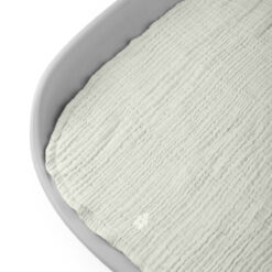 Sebra Musselin Wickelunterlagen 2er-Set „Mist green“