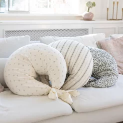 Sebra Stillkissen „Cream stripe“