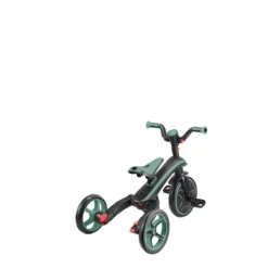 Globber Trike Explorer 4-in-1 – Olivgrün, faltbar, 10M-5J, mitwachsendes Dreirad