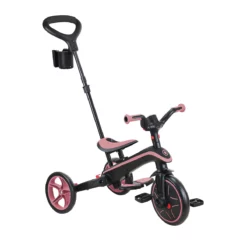Globber Trike Explorer 4-in-1 – Rosa, faltbar, 10M-5J, mitwachsendes Dreirad