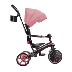 Globber Trike Explorer 4-in-1 – Rosa, faltbar, 10M-5J, mitwachsendes Dreirad