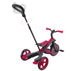 Globber Trike Explorer 4-in-1 – Rot, 10M-5J, mitwachsendes Dreirad (neue Version) – Bild 12