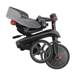 Globber Trike Explorer 4-in-1 – Schwarz-Grau, faltbar, 10M-5J, mitwachsendes Dreirad