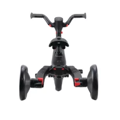 Globber Trike Explorer 4-in-1 – Schwarz-Grau, faltbar, 10M-5J, mitwachsendes Dreirad