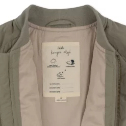 Konges Sløjd Bomberjacke Juno „Laurel Oak / Lemon“