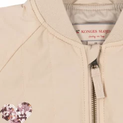 Konges Sløjd Bomberjacke Juno „Smoke Gray / Pailletten“