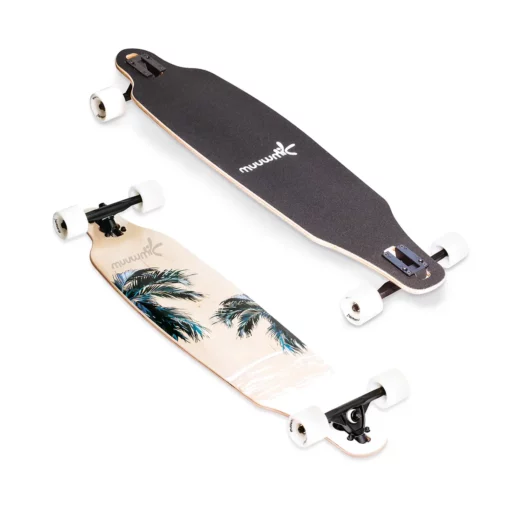 muuwmi Longboard ABEC 7 Beach aus Ahornholz