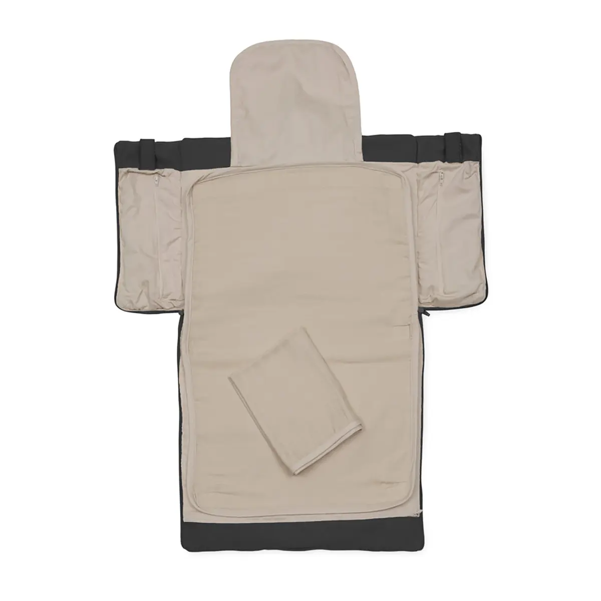 Cam Cam ausklappbare Wickeltasche „Black“, OCS, 40x13x30 cm
