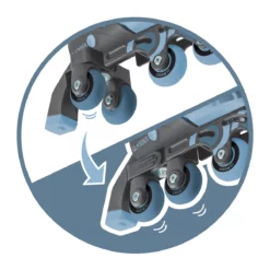 Globber Learning Inline Skate 2-in-1 blau