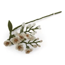 Gry & Sif Filzblumen Blauregen „Weiß“ XL