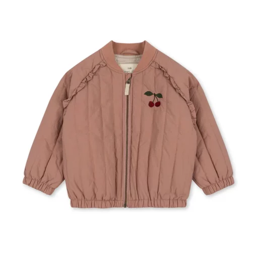 Konges Sløjd Bomberjacke Juno „Cherry / Cameo Brown“ Gr. 98