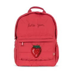 Konges Sløjd Glitzer-Kinderrucksack Juno „Raspberry Wine“