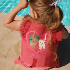 Konges Sløjd Kinder-Schwimmweste Thalia „Viva Magenta“, Neopren