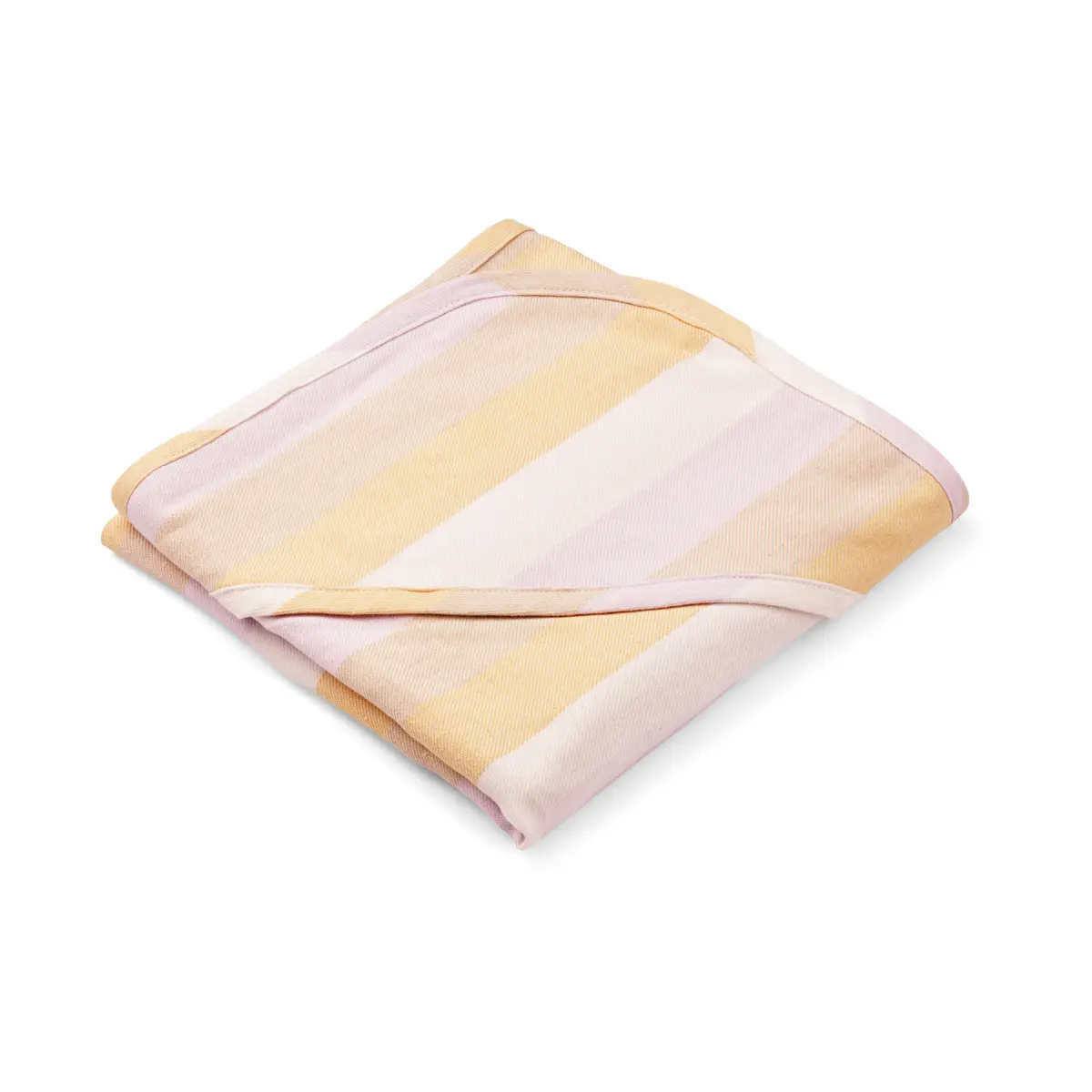 Liewood Kapuzenhandtuch Mie „Light lavender multi mix“, 100x100cm