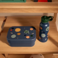 Liewood Falk Edelstahl Trinkflasche „Universe / Classic navy