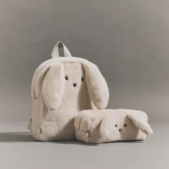 Liewood Hasen-Rucksack Denise „Nebelgrau“ für Kita bis Vorschule