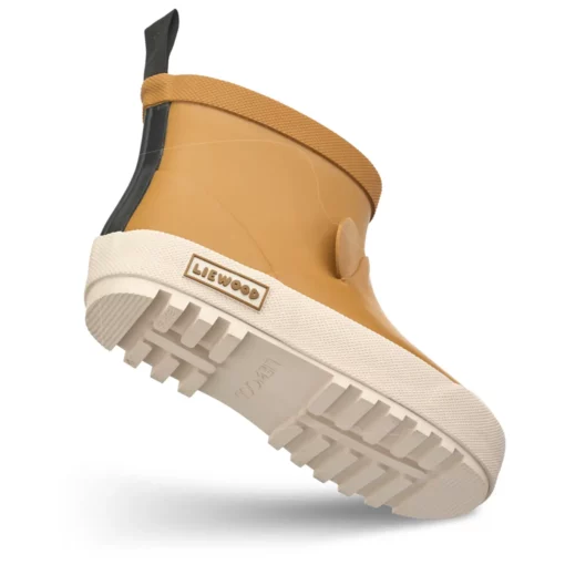 Liewood Jesse Thermo-Regenstiefel „Golden caramel“, Teddyfutter