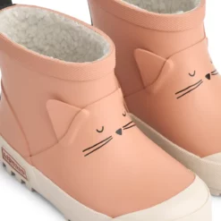 Liewood Jesse Thermo-Regenstiefel „Tuscany rose“, Teddyfutter
