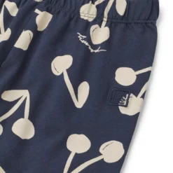 Liewood Rippstrick-Leggings Marien „Cherry blossom / Classic navy“