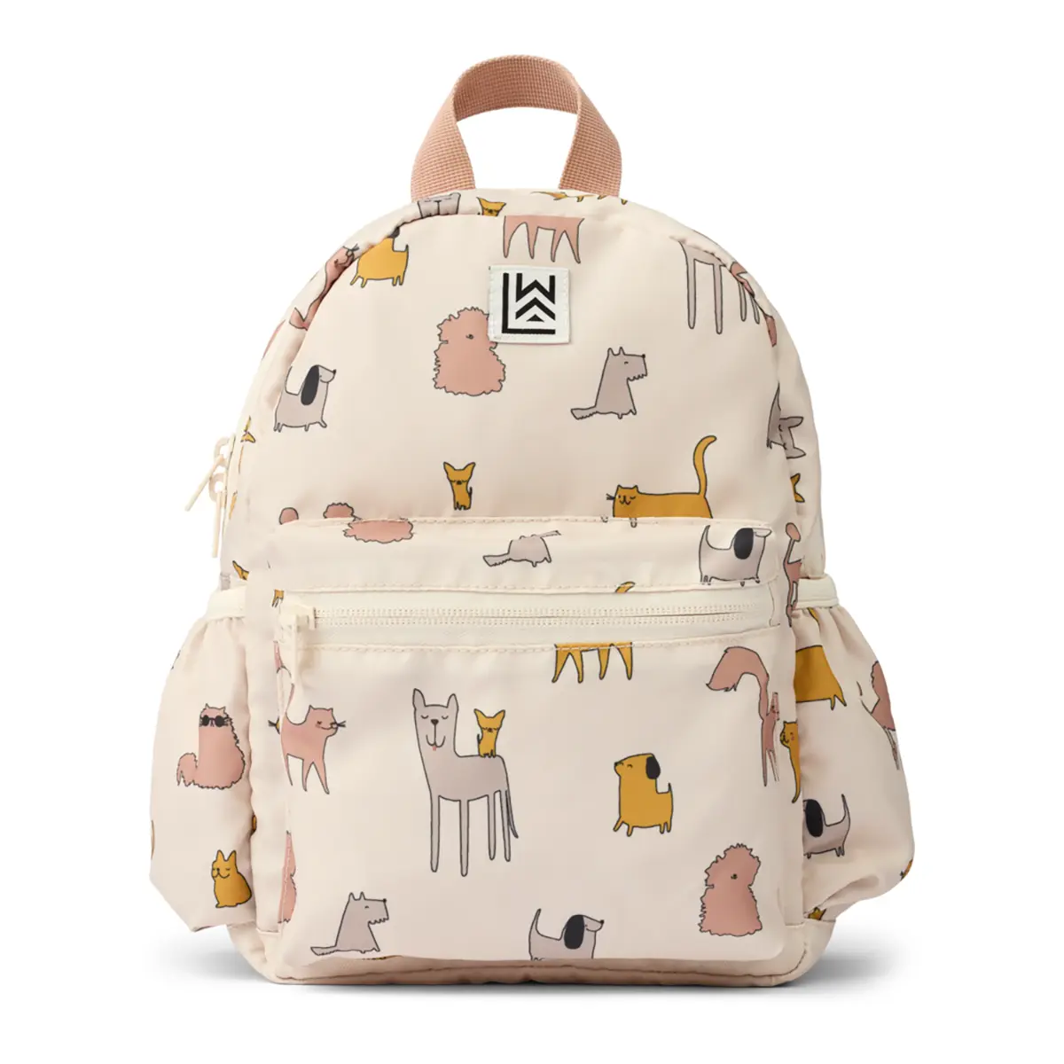 Liewood Rucksack Andreas „Cats and Dogs / Sandy“ für Kita bis Vorschule