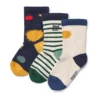 Liewood Silas Kindersocken „Universe / Classic navy“, 3er-Pack