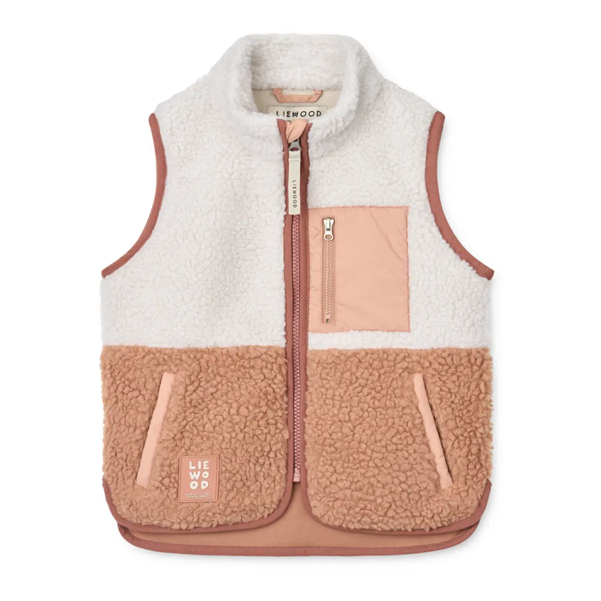 Liewood Vada Sherpa Weste für Kinder „Tuscany rose multi mix“