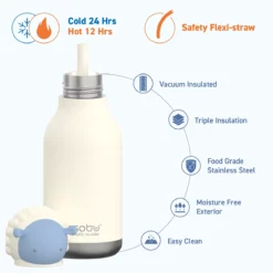 ASOBU Bestie Trinkflasche „Brie das Schaf“, 460 ml