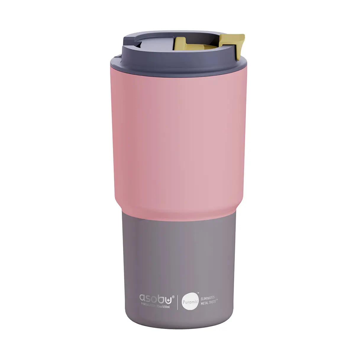 ASOBU Pick me up Thermobecher „Pastellpfirsich“, 650ml, Special Edition