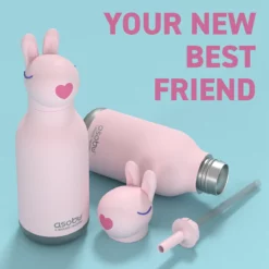 Asobu Bestie Trinkflasche „Bubbles der Hase“, 460 ml