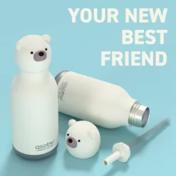 Asobu Bestie Trinkflasche „Chillington der Eisbär" 460ml