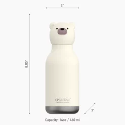 Asobu Bestie Trinkflasche „Chillington der Eisbär" 460ml
