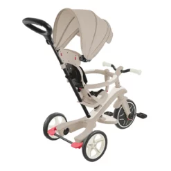 Globber Trike Explorer 4in1, ECO, kokos weiß, 10M-5J, mitwachsendes Dreirad