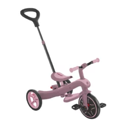 Globber Trike Explorer 4in1, ECO, beere, 10M-5J, mitwachsendes Dreirad