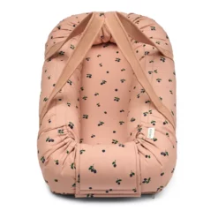 Liewood Gro Babylift / Babynest „Mini Berry / Pale tuscany“, Bio-Baumwolle